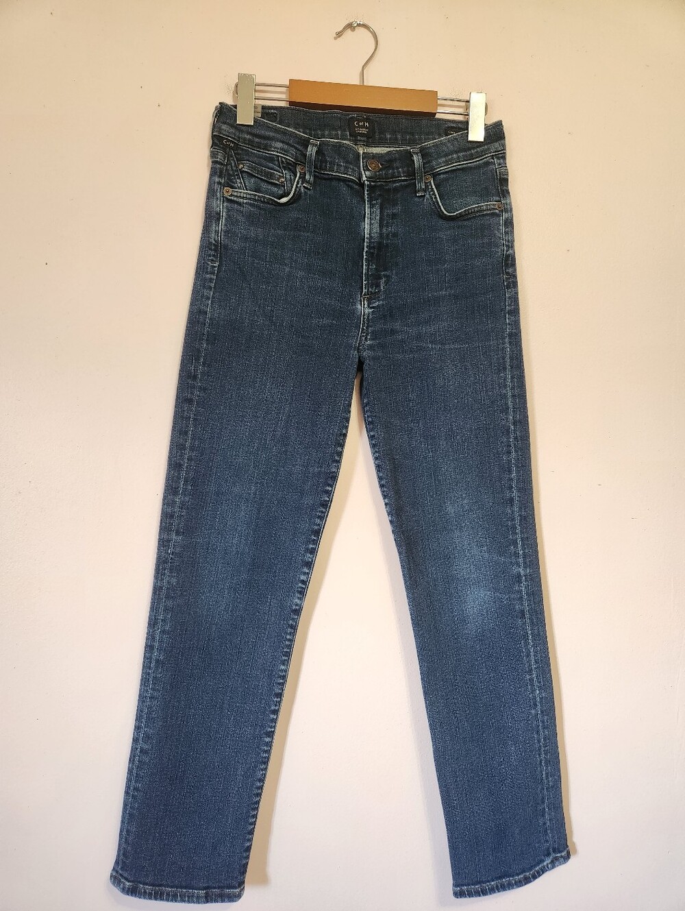 Citizens of Humanity Cara High Rise Cigarette Ankle Jeans Size 28 Medium Wash